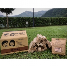 泰森兄妹  | 白橡木 5公斤-附起火專用木屑+火柴  尺寸 3*3*25cm